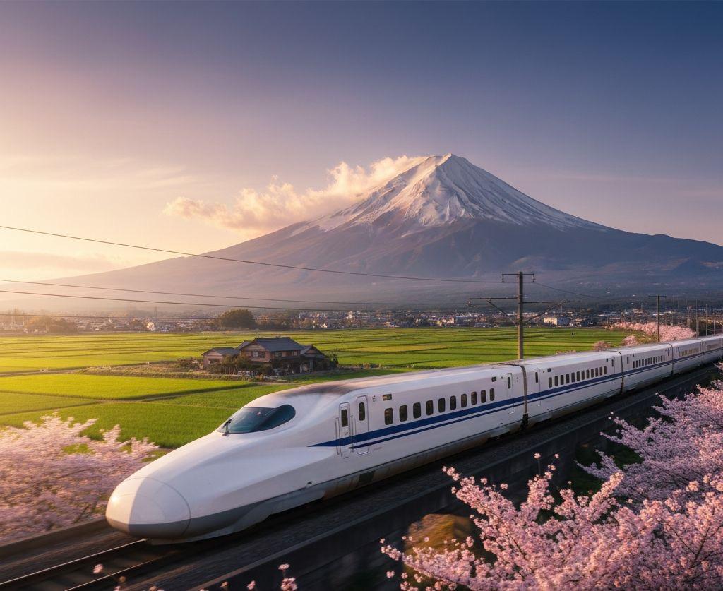 Bullet train south to Osaka